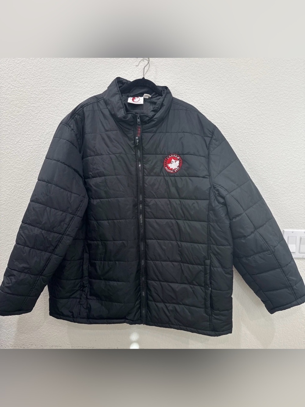 Canada Weather Gear Mens 5XL Black Puffer Jacket Quilted Big Tall Winter Coat